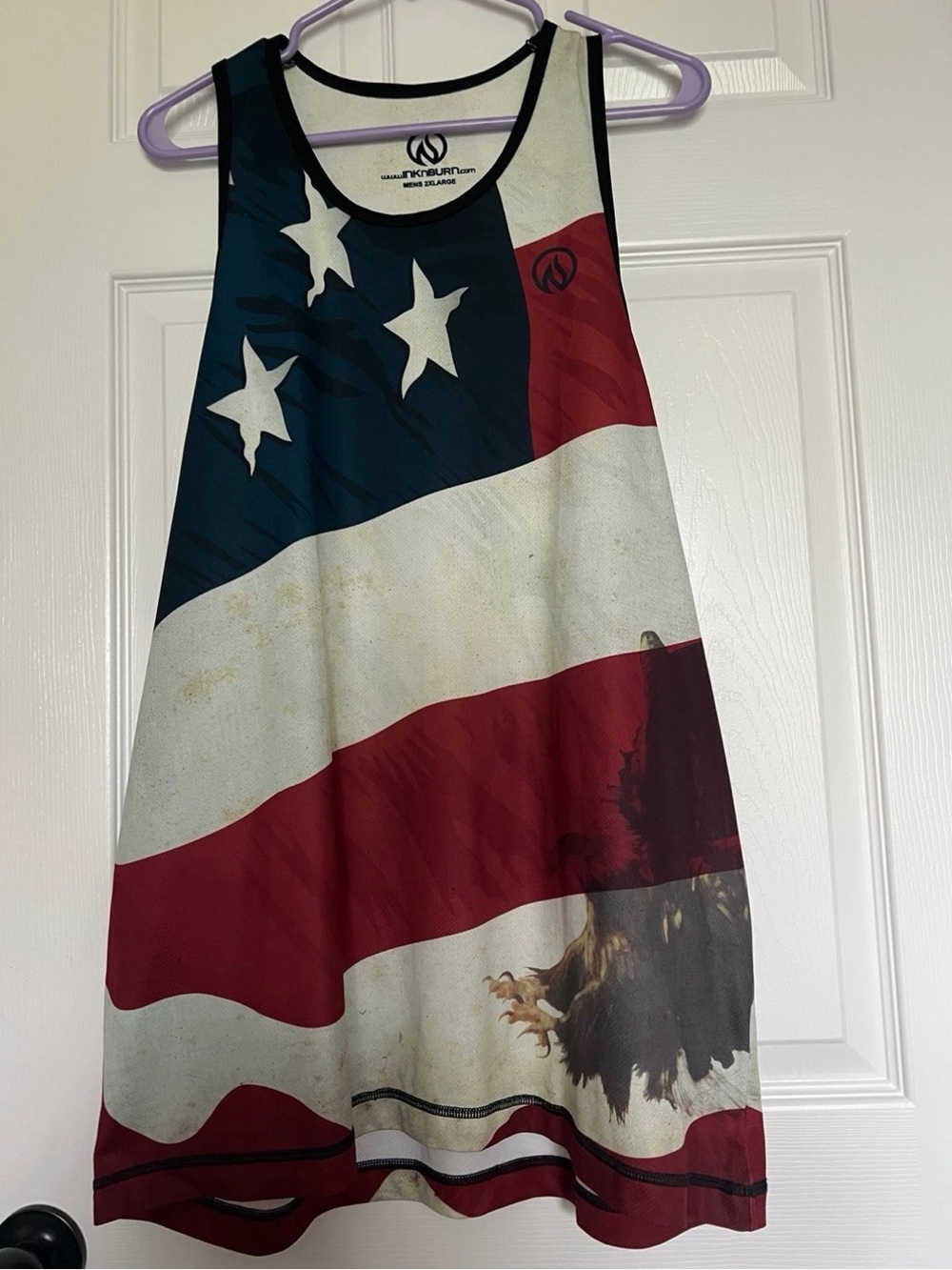 Ink n Burn Men’s Americana Tank. Men’s XXL